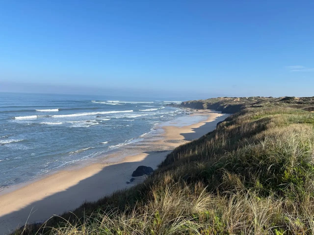 Morning light on the coast