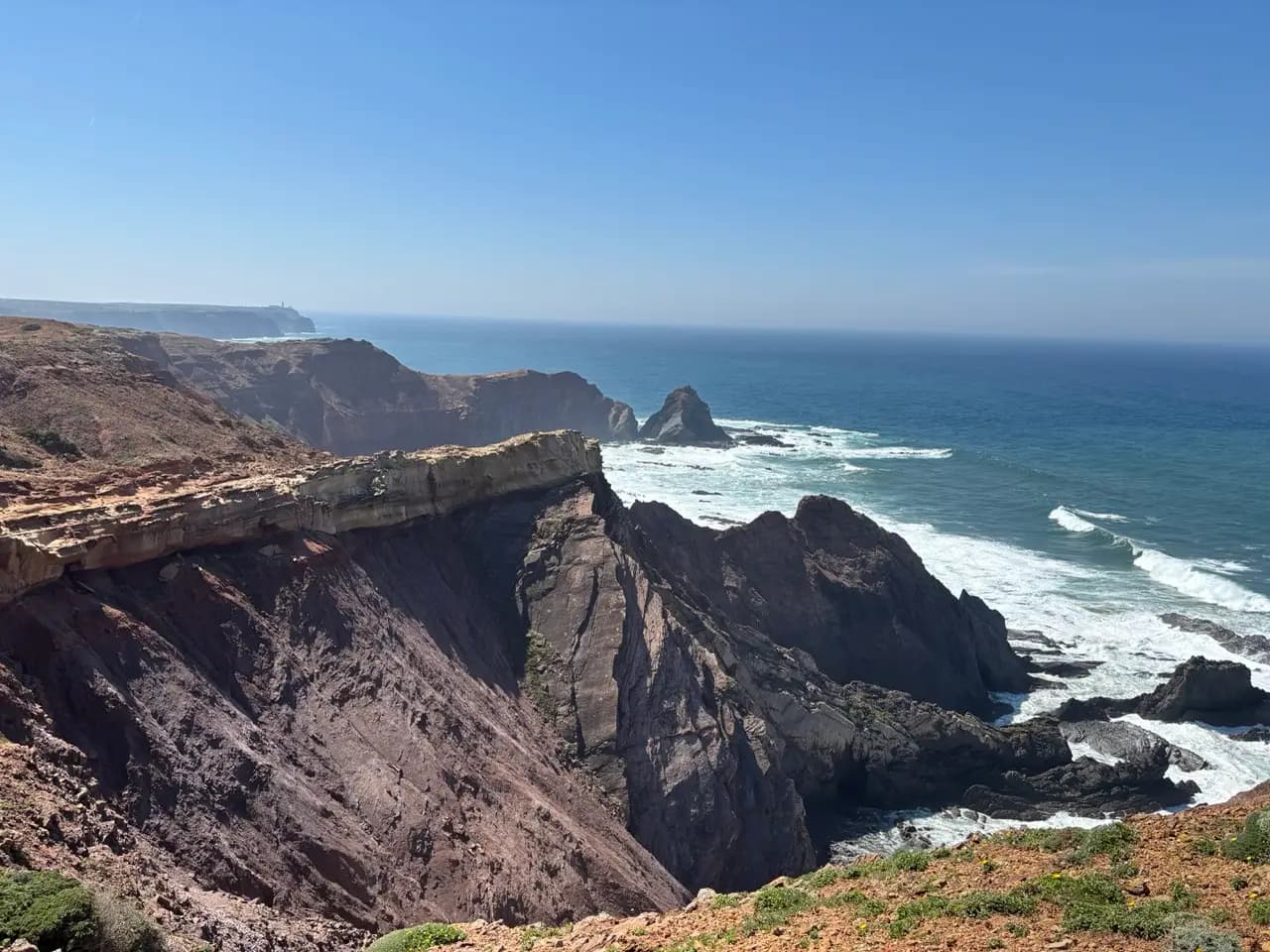 Open coast and raw nature toward Sagres
