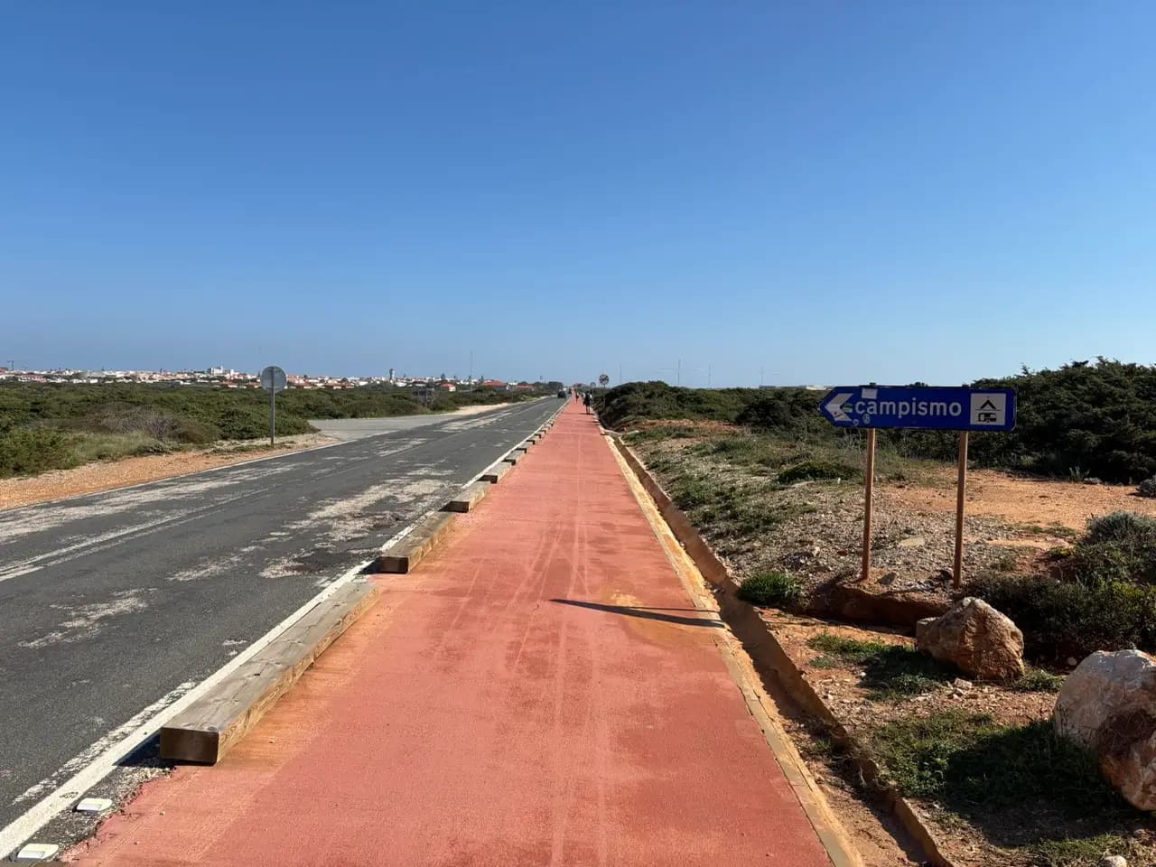 Closing in on Sagres after the lighthouse