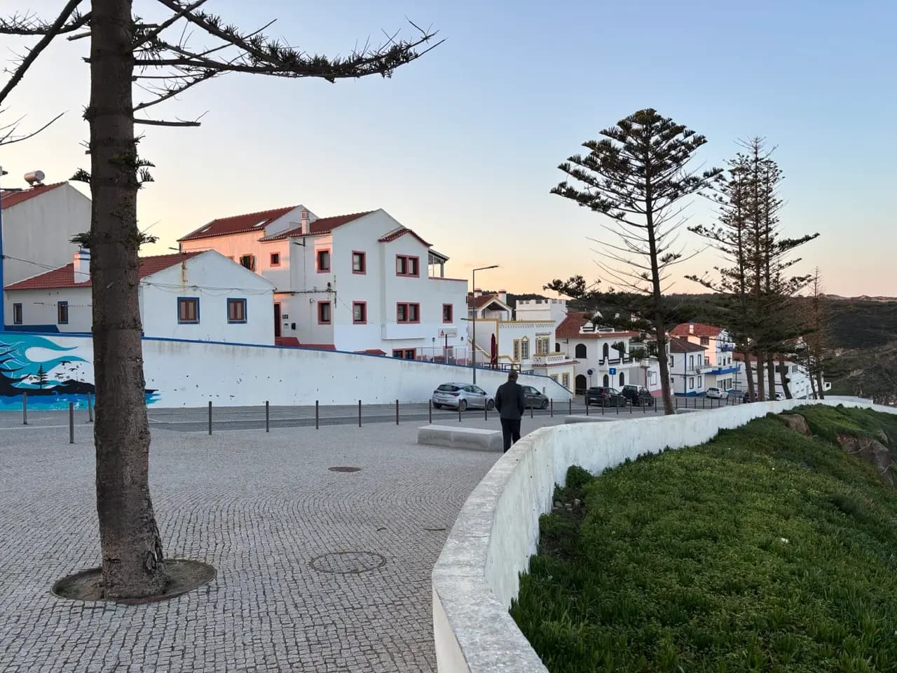 Zambujeira do Mar at the start of stages 5 and 6